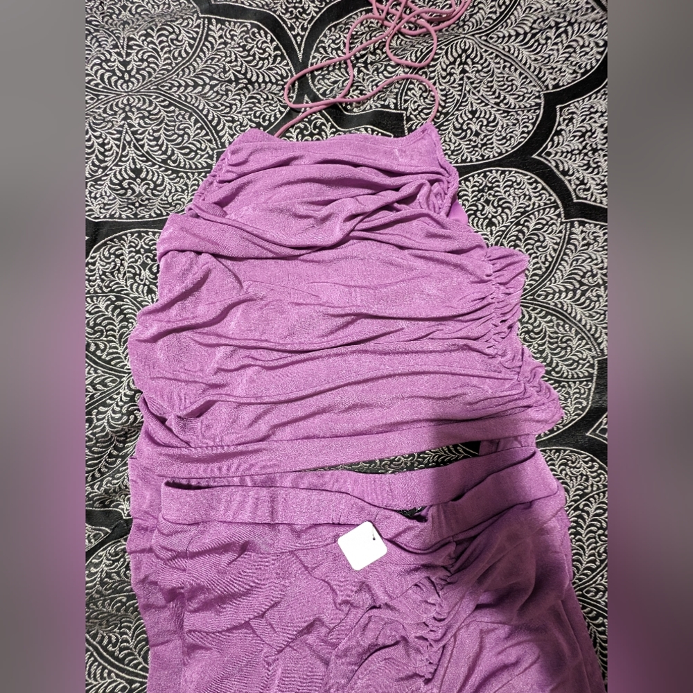 Plus size 3x 2 piece maxi skirt set